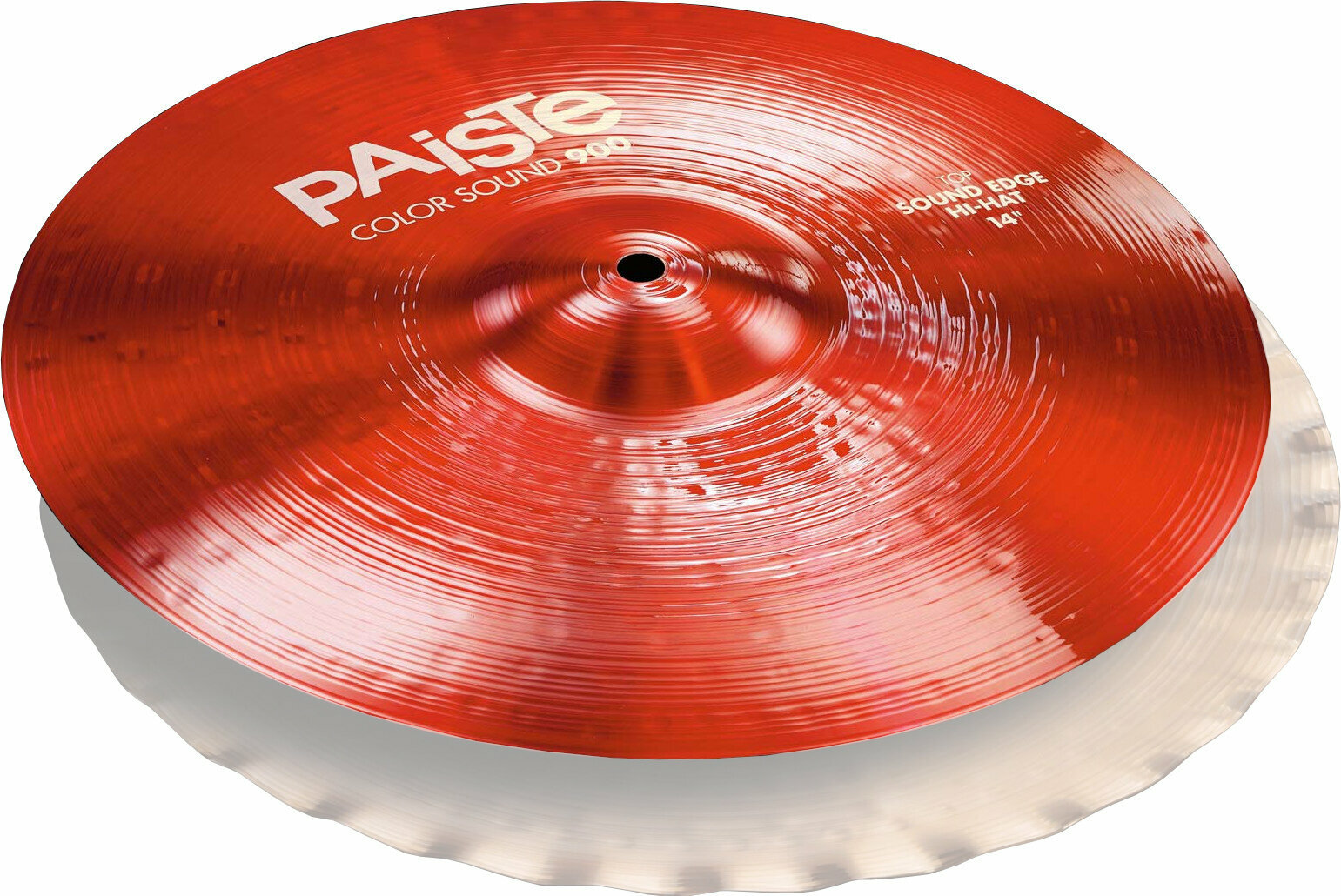 Cymbale charleston Paiste Color Sound 900  Sound Edge Top Cymbale charleston 14" Rouge