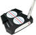 Mazza da golf - putter Odyssey 2 Ball Eleven Triple Track Mano destra 35''