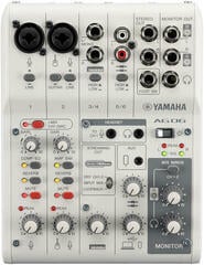 Mesa de mezclas Yamaha AG06 MK2 WH Mesa de mezclas
