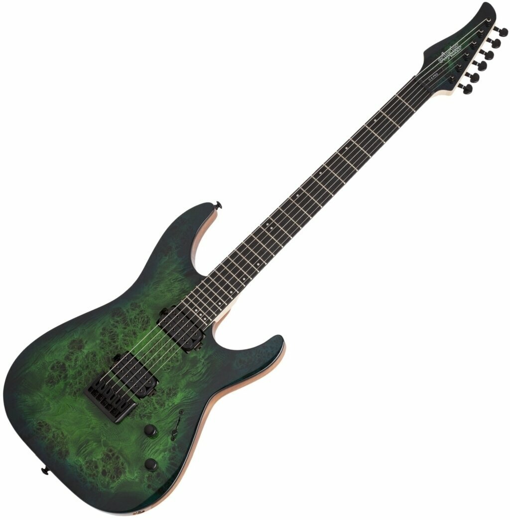 Elektrická kytara Schecter C-6 Pro Aqua Burst
