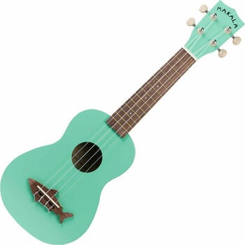 Sopránové ukulele Kala Makala Shark Sopránové ukulele Zelená - 1