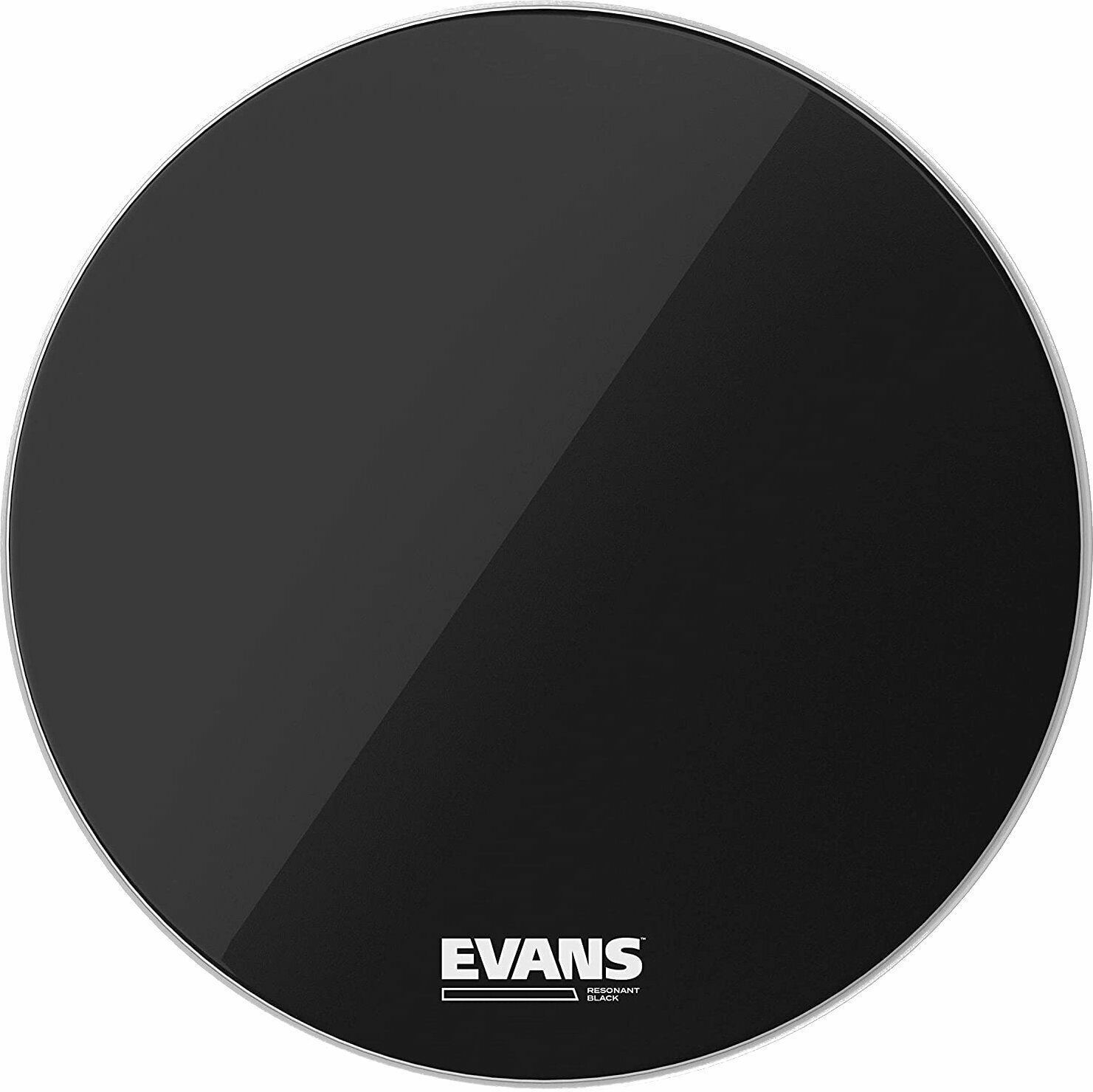 Rezonátor (alsó) bőr Evans BD22RBG Resonant Black 22" Fekete Rezonátor (alsó) bőr