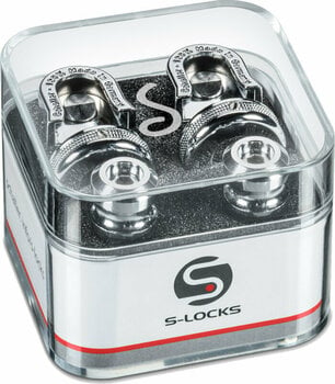 Strap Lock Schaller 14010201 M Strap Lock Chrome - 1