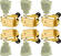 Gitár hangolókulcs Schaller Original G-Series Deluxe 3L/3R TopLocking Arany