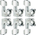 Schaller M6 Mini 3L/3R solid 21,7 Chrome Kitarride häälestusseadmed