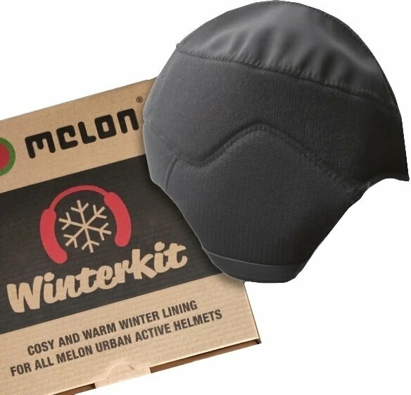 Acessório para capacete de bicicleta Melon Winter Kit Black M/L Acessório para capacete de bicicleta