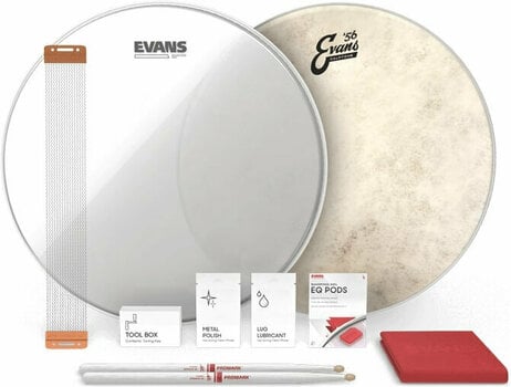 Drum Head Evans Calftone Snare Tune Up Kit 14" Drum Head - 1