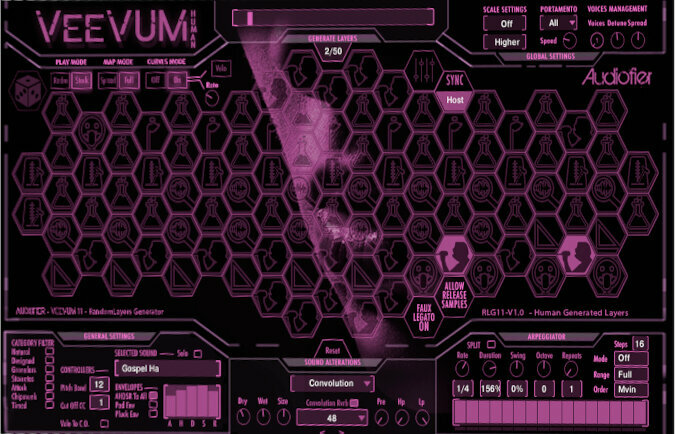 Zvuková knihovna pro sampler Audiofier Veevum Human (Digitální produkt)