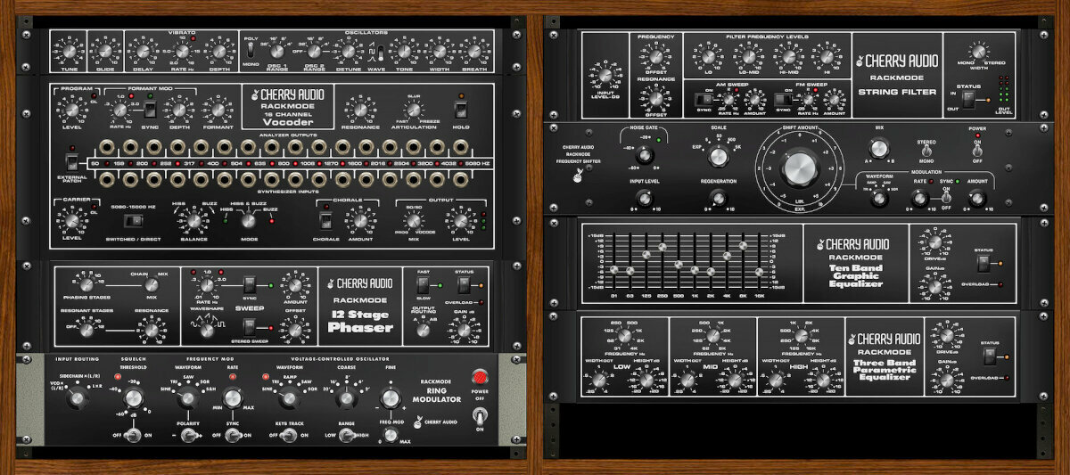 Logiciel de studio Plugins d'effets Cherry Audio Rackmode Signal Processors (Produit numérique)