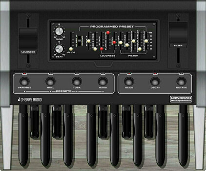 Software de estúdio de instrumentos VST Cherry Audio Lowdown Bass Synthesizer (Produto digital) - 1