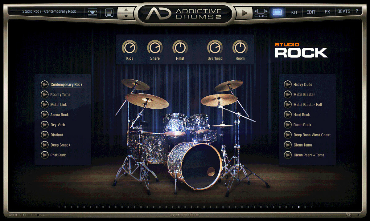 Atualizações e melhorias XLN Audio AD2: Studio Rock (Produto digital)