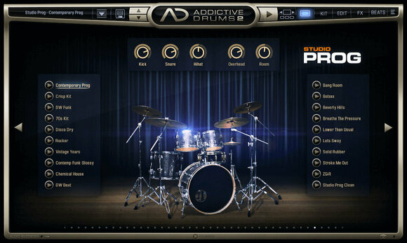 Updates en upgrades XLN Audio AD2: Studio Prog (Digitaal product) - 1