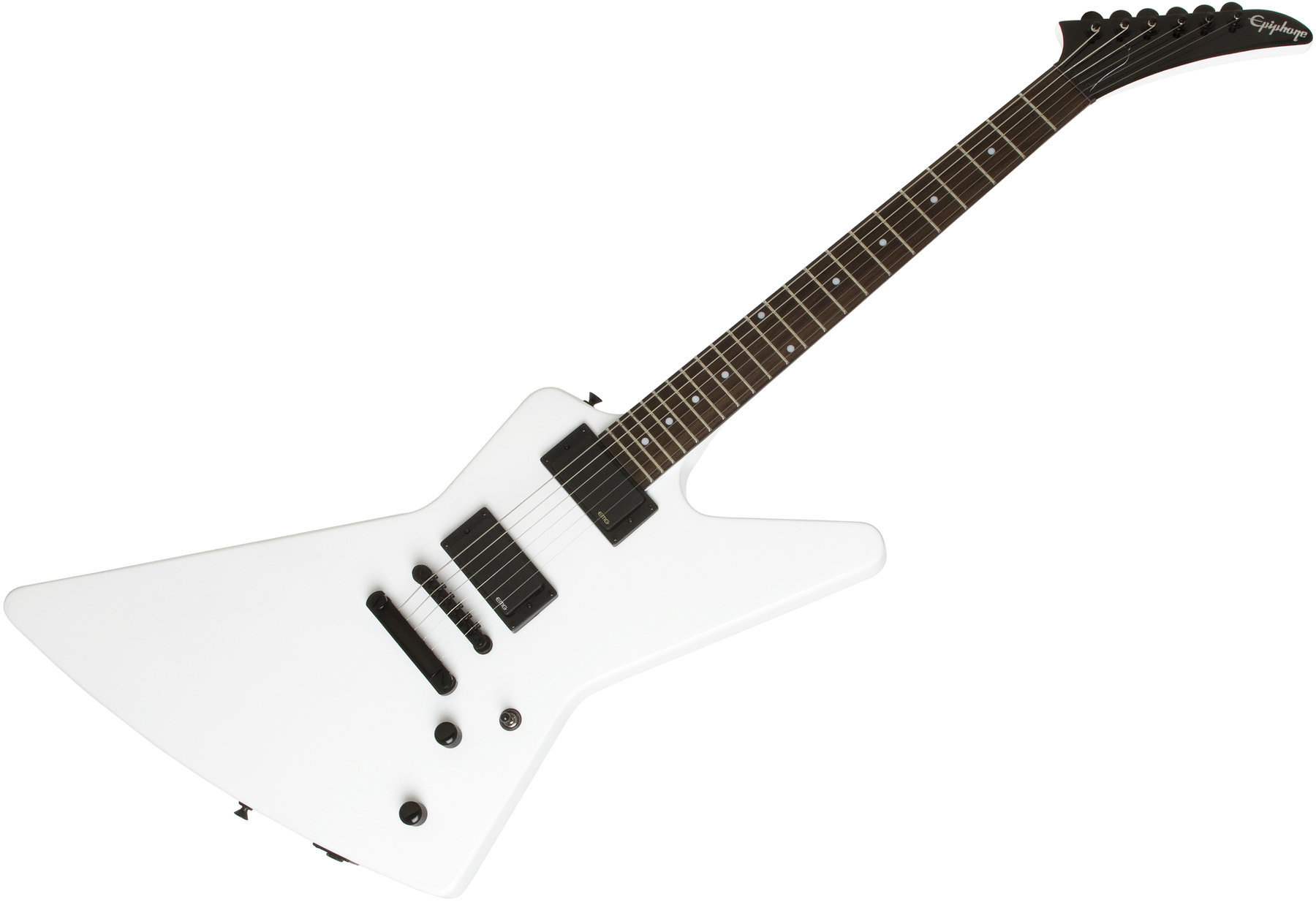 Elektromos gitár Epiphone 1984 Explorer EX Alpine White