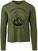Cycling jersey Agu Casual Performer LS Tee Venture Jersey Army Green S