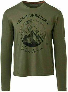Cycling jersey Agu Casual Performer LS Tee Venture Jersey Army Green M - 1