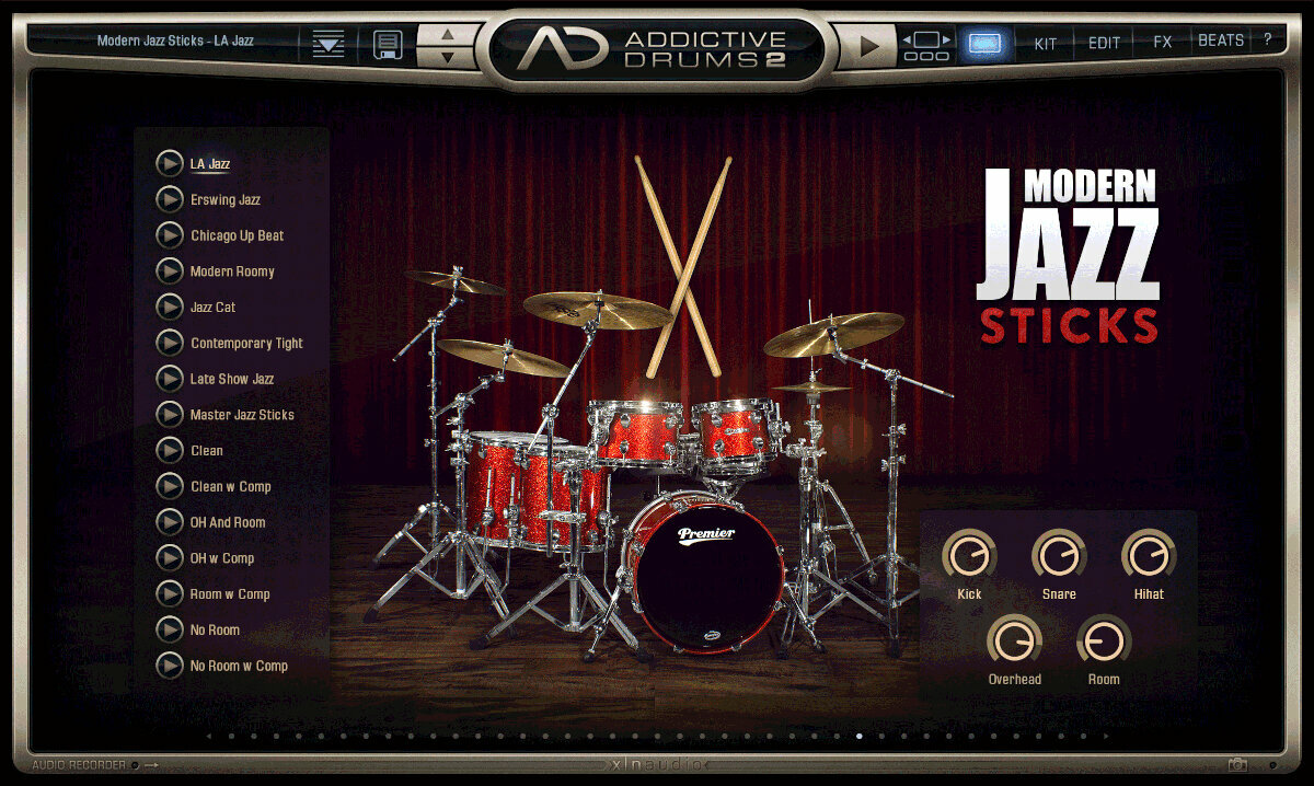 Updaty & Upgrady XLN Audio AD2: Modern Jazz Sticks (Digitálny produkt)
