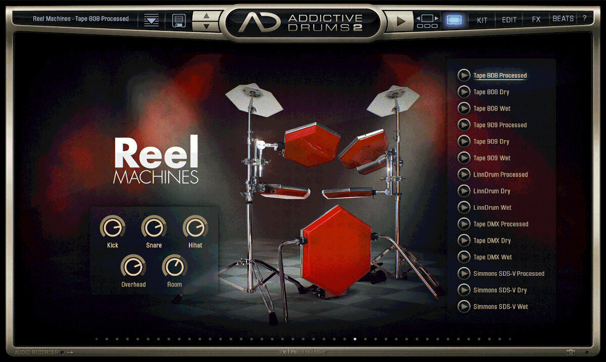 Updatări & Upgradări XLN Audio AD2: Reel Machines (Produs digital)