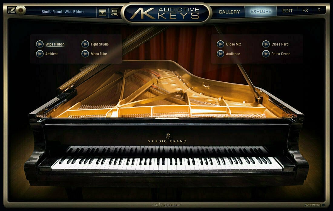 Updaty & Upgrady XLN Audio AK: Studio Grand (Digitálny produkt)