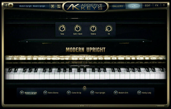 Updates en upgrades XLN Audio AK: Modern Upright (Digitaal product) - 1