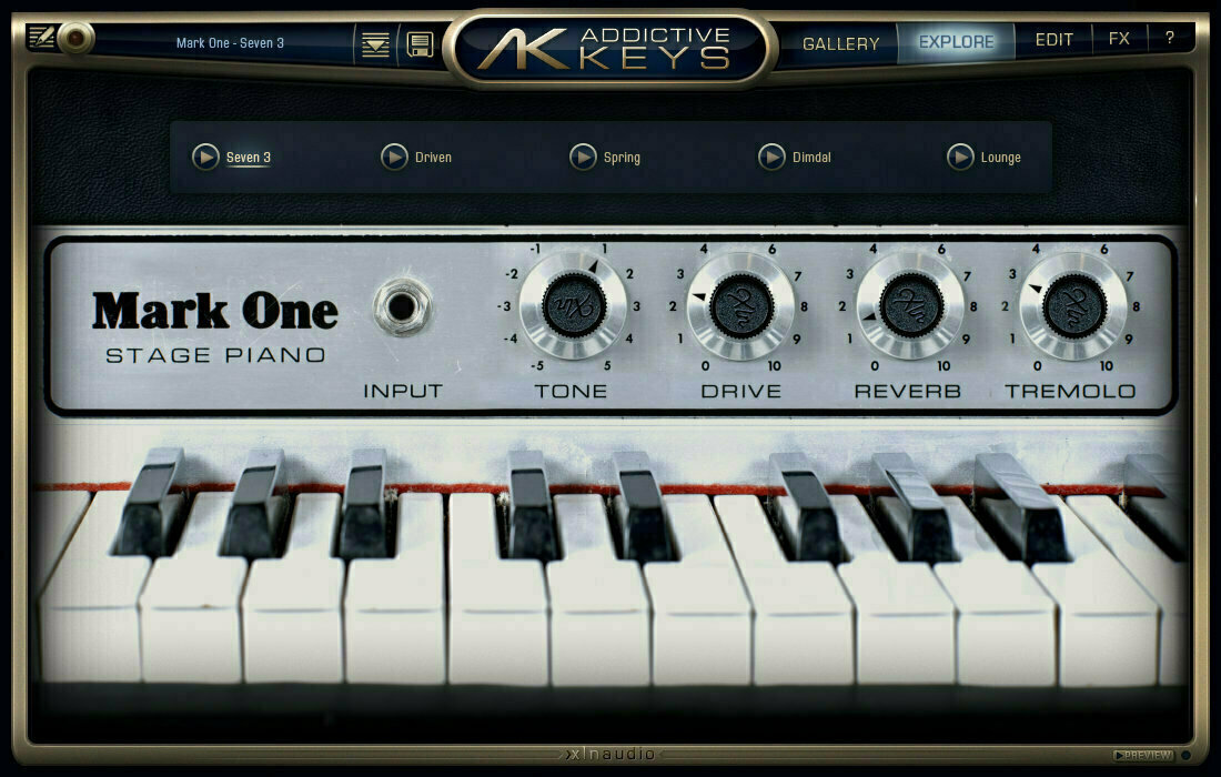 Mise à jour et mise à niveau XLN Audio AK: Mark One (Produit numérique)
