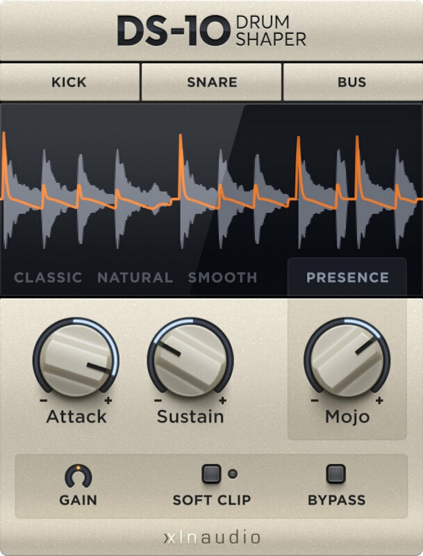 Logiciel de studio Plugins d'effets XLN Audio DS-10 Drum Shaper (Produit numérique)