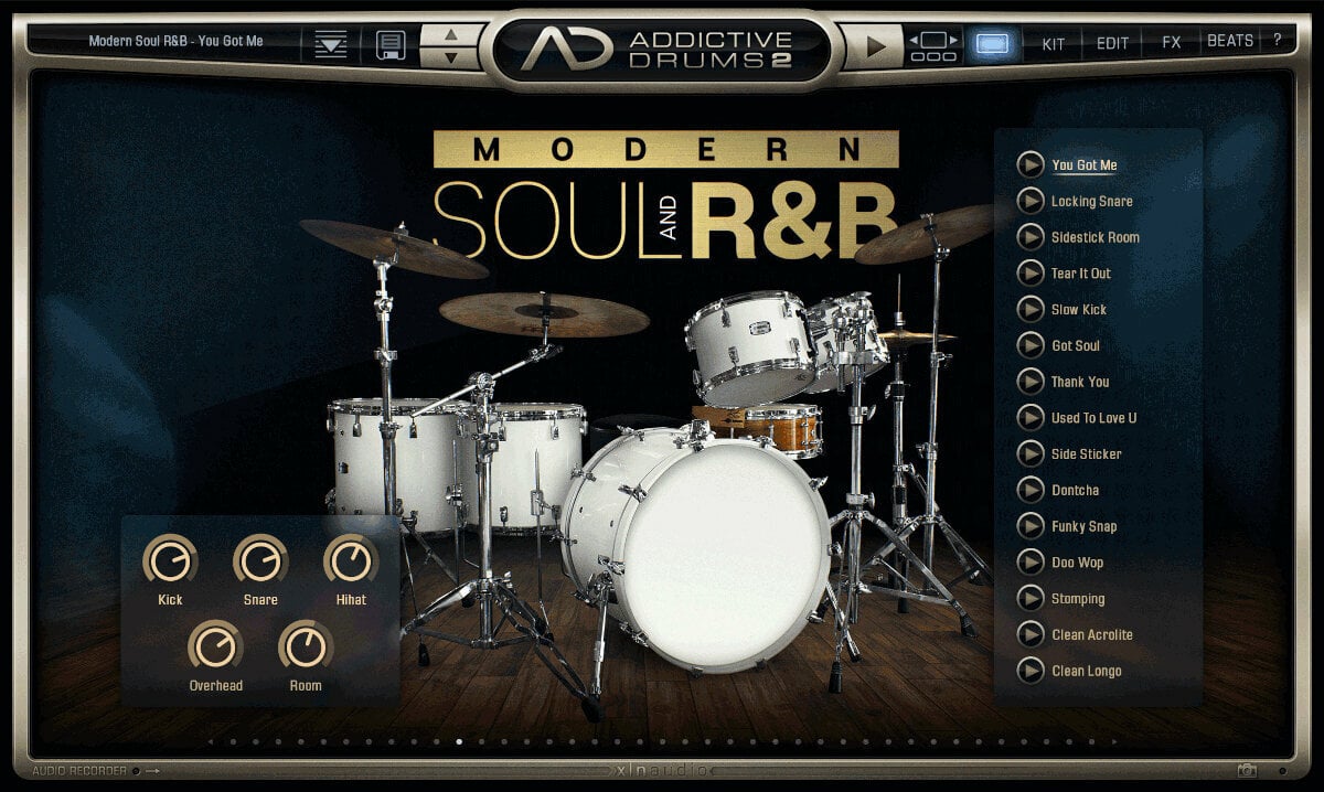 Update & Upgrade XLN Audio AD2: Modern Soul   R&B (Digitális termék)