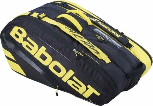 Tenisová taška Babolat Pure Aero RH X 12 Black/Yellow Tenisová taška - 1