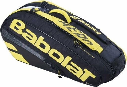 Tenisz táska Babolat Pure Aero RH X 6 Black/Yellow Tenisz táska - 1