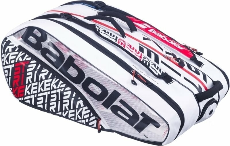 Tennis Bag Babolat Pure Strike RH X 12 White/Red Tennis Bag