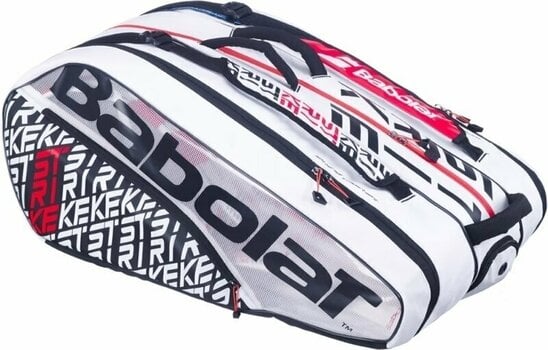 Tennis Bag Babolat Pure Strike RH X 12 White/Red Tennis Bag - 1
