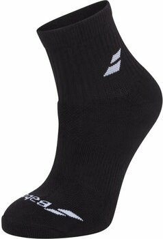 Socks Babolat Quarter 3 Pairs Pack Black 39-42 Socks - 1