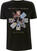Camiseta de manga corta Red Hot Chili Peppers Camiseta de manga corta Getaway Album Asterisk Unisex Black S