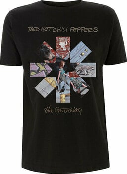 T-Shirt Red Hot Chili Peppers T-Shirt Getaway Album Asterisk Unisex Black M - 1
