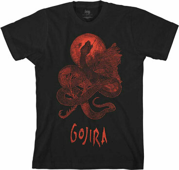 T-Shirt Gojira T-Shirt Serpant Moon Black S - 1