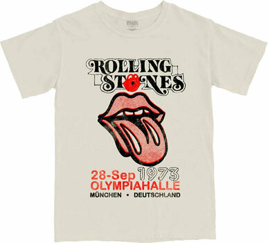 Skjorte The Rolling Stones Skjorte Munich '73 Unisex Sand XL - 1
