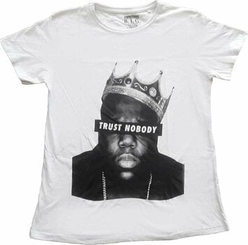 Camiseta de manga corta Notorious B.I.G. Camiseta de manga corta Trust Nobody Mujer Blanco S - 1