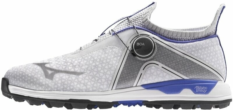 Pantofi de golf pentru bărbați Mizuno Wave Hazard Boa Alb/Albastru 44