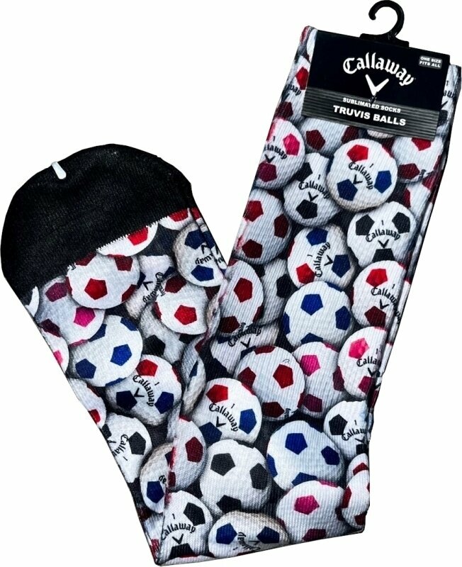 Čarapa Callaway Truvis Socks M Balls Čarapa Black/White UNI