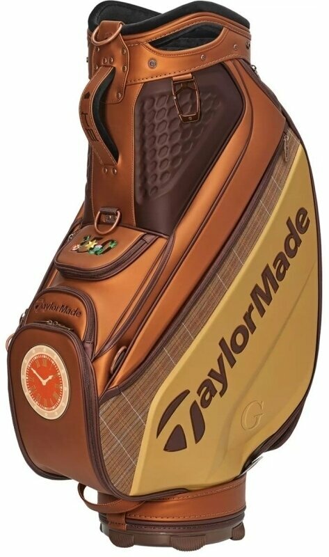 Saco de golfe para carrinho TaylorMade British Open Brown Saco de golfe para carrinho