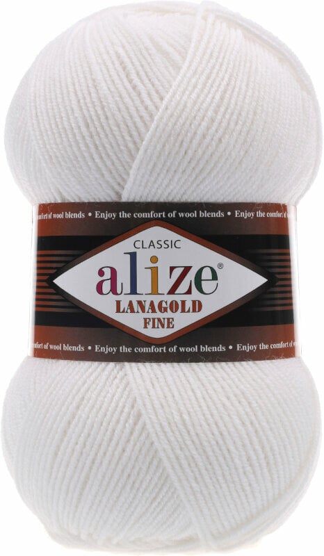 Filati per maglieria Alize Lanagold Fine 55 Filati per maglieria