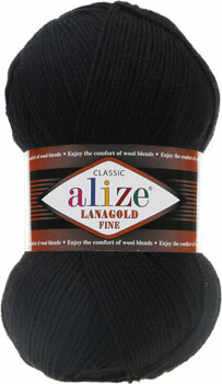 Pređa za pletenje Alize Lanagold Fine 60 - 1