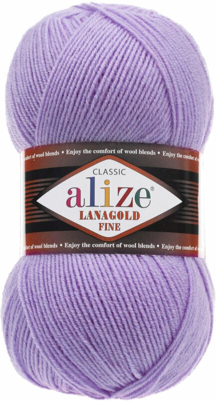 Плетива прежда Alize Lanagold Fine 166