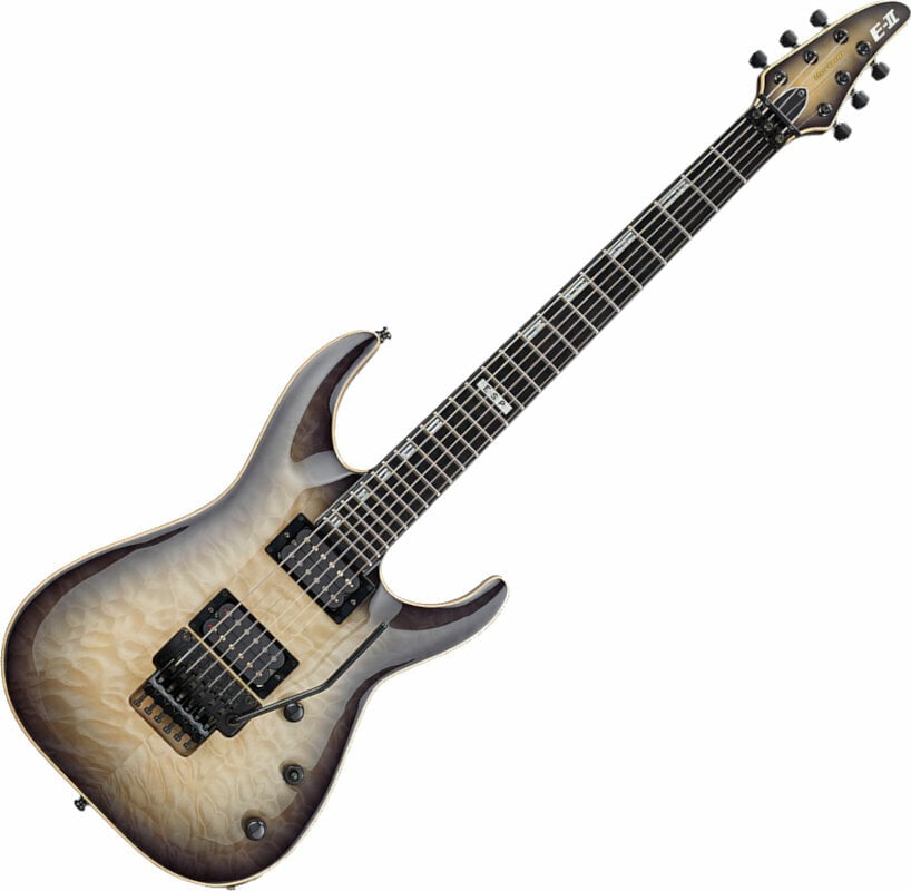 Elektromos gitár ESP E-II Horizon FR BLKNB Black Natural Burst
