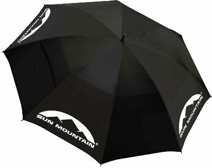 Dežniki Sun Mountain Dual Canopy Umbrella Black/Black