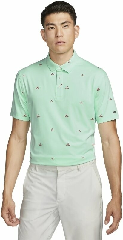 Polo Shirt Nike Dri-Fit Player Summer Mens Polo Shirt Mint Foam/Brushed Silver 2XL