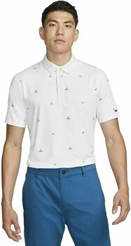 Polo-Shirt Nike Dri-Fit Player Summer Mens Polo Shirt White/Brushed Silver 2XL - 1