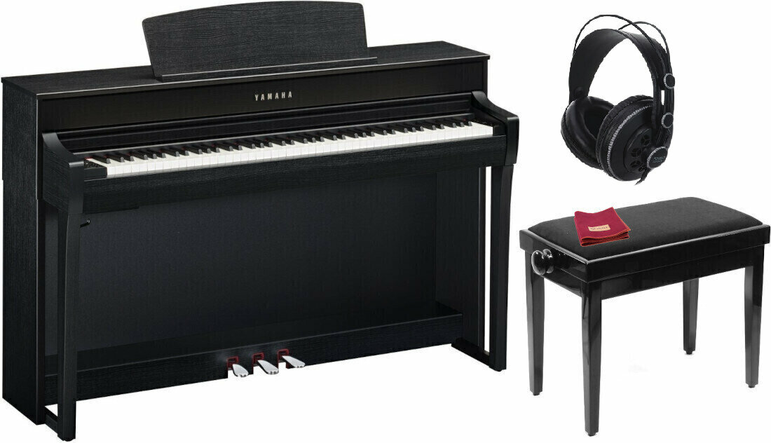 Yamaha CLP-745 B SET Fekete Digitális zongora
