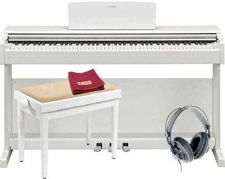 Piano numérique Yamaha YDP-144WH-YAM SET Blanc Piano numérique - 1