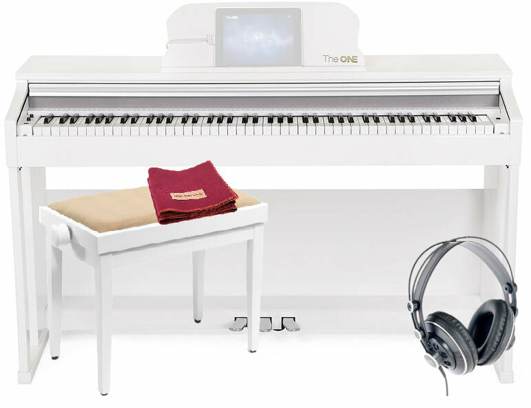 Digitale piano The ONE Smart Piano - Classic White SET Classic White Digitale piano