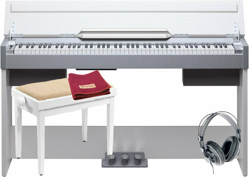 Digitální piano Pianonova El Clasico White SET Bílá Digitální piano - 1